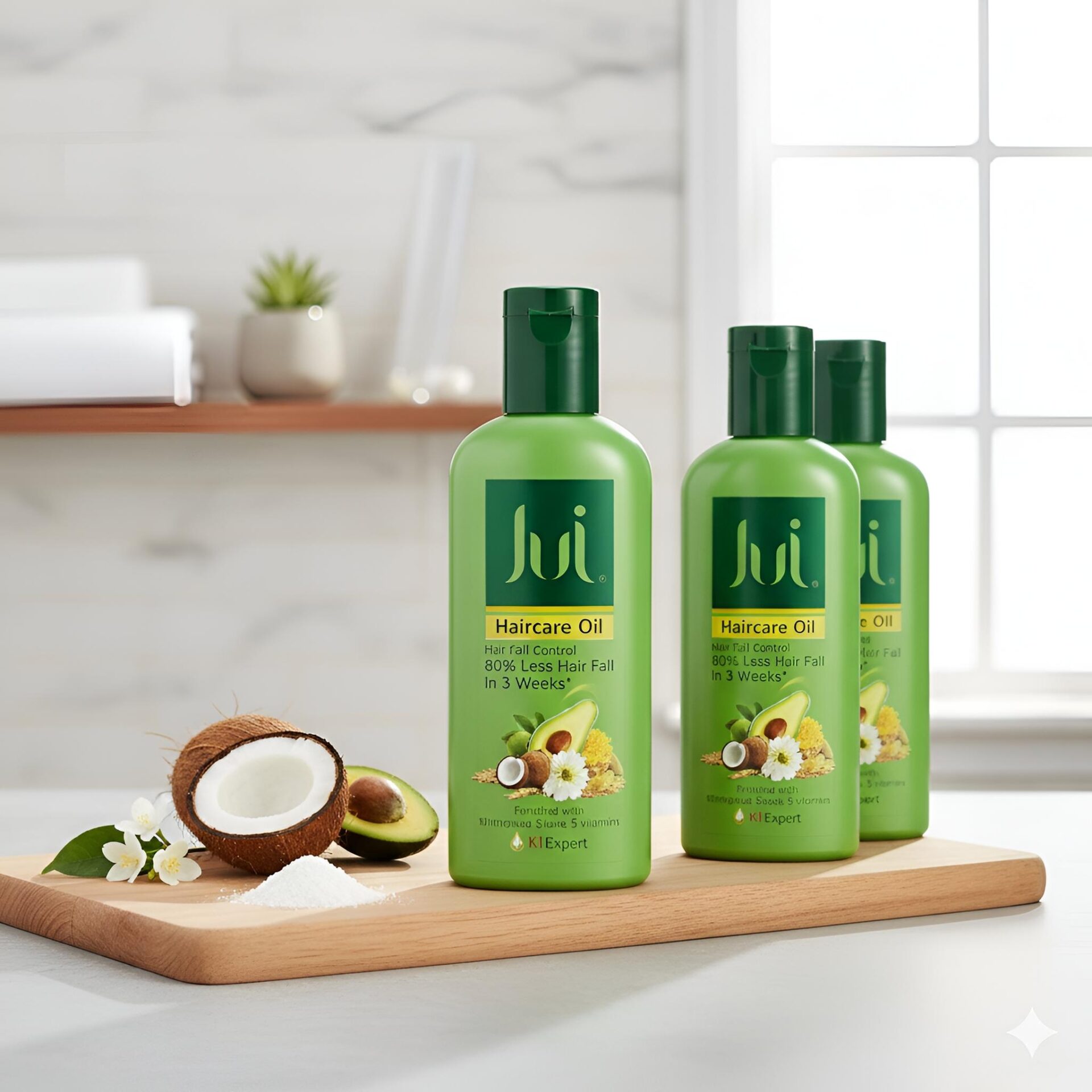 Jui Haircare Oil – হারবাল হেয়ার অয়েল | ৩ সপ্তাহে ৮০% চুল পড়া কমাতে সহায়ক - Image 4
